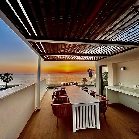 Santa Barbara Seafront Villas W Jacuzzi Pool Paphos Bagian luar foto