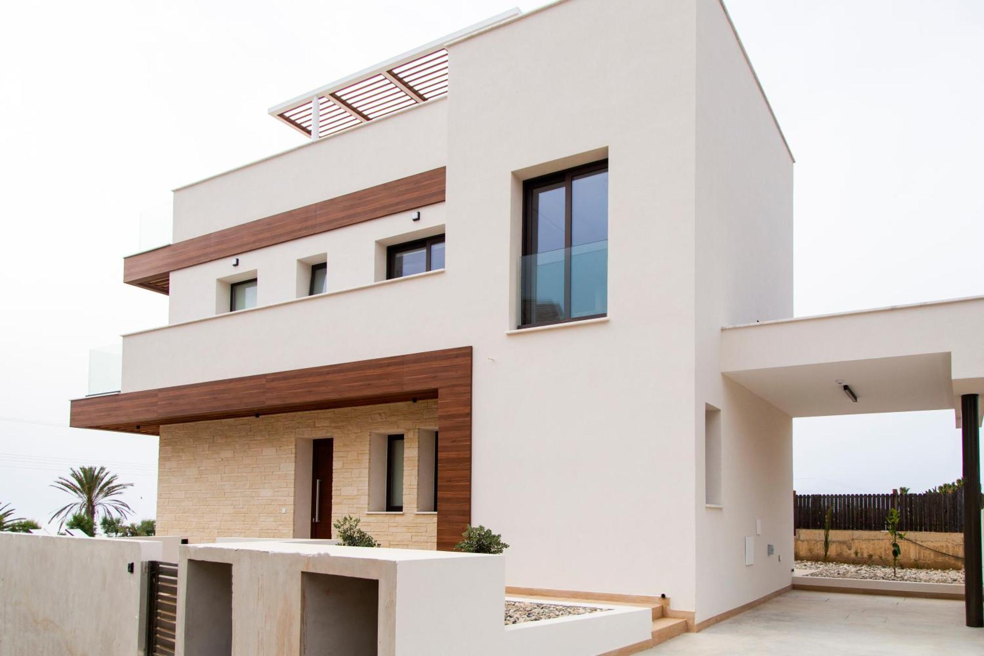 Santa Barbara Seafront Villas W Jacuzzi Pool Paphos Bagian luar foto